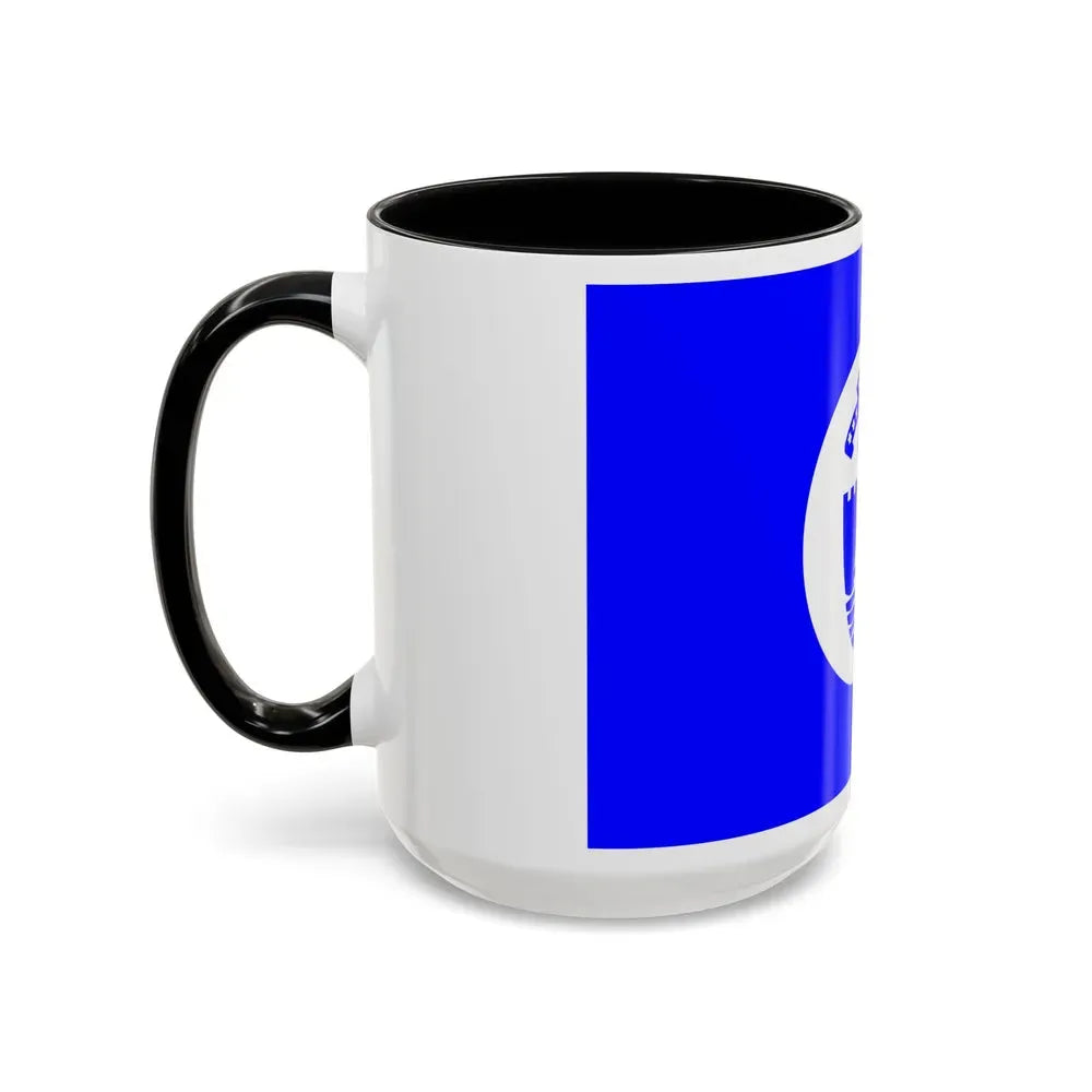 Flag of Bat Yam Israel - Accent Coffee Mug - Go Mug Yourself