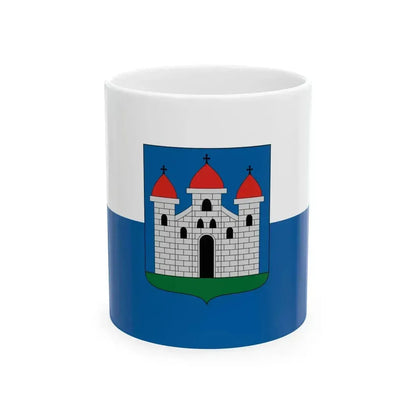 Flag of Bataszek (Hungary) White Coffee Mug 11oz - Go Mug Yourself