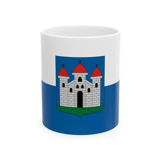 Flag of Bataszek (Hungary) White Coffee Mug 11oz - Go Mug Yourself