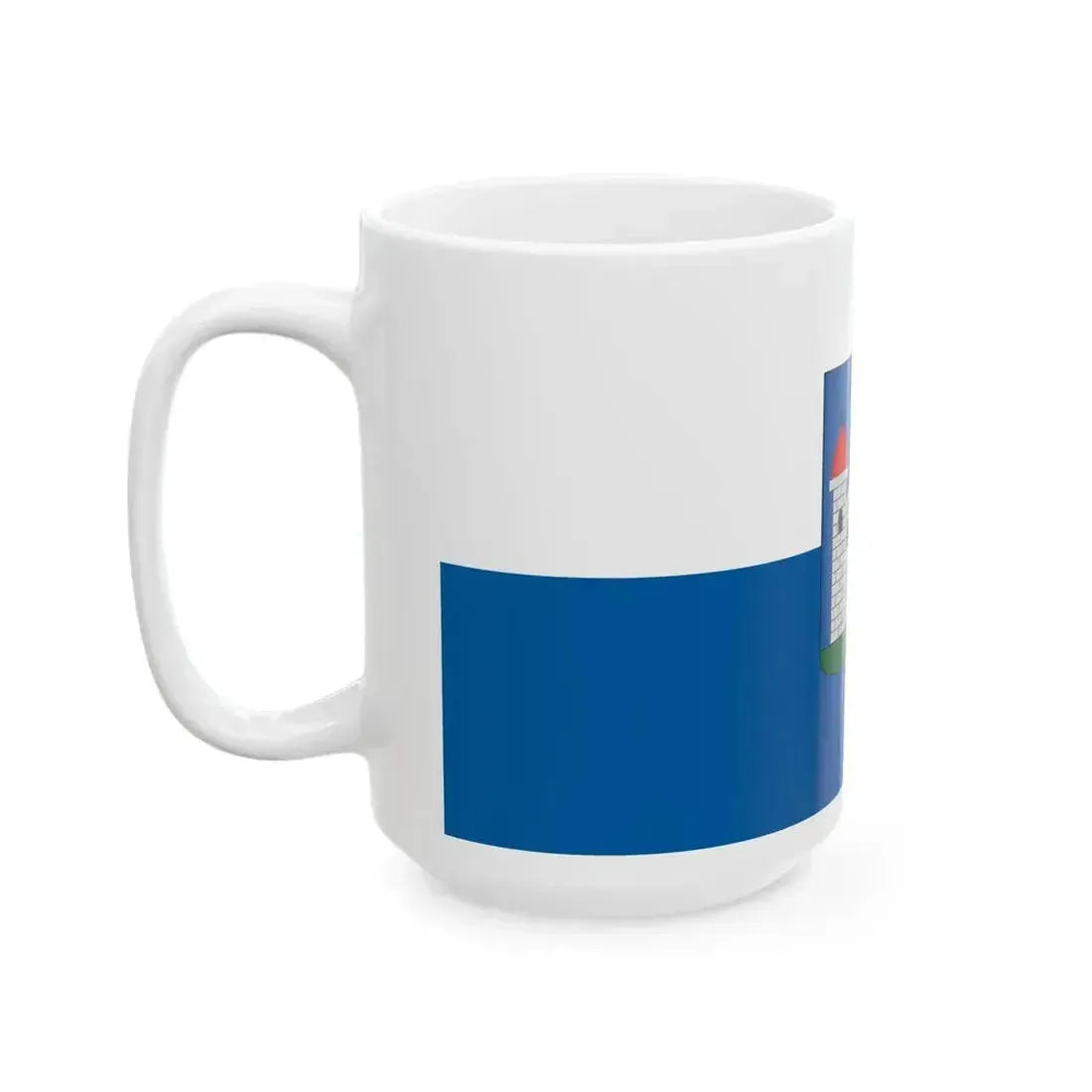 Flag of Bataszek (Hungary) White Coffee Mug - Go Mug Yourself