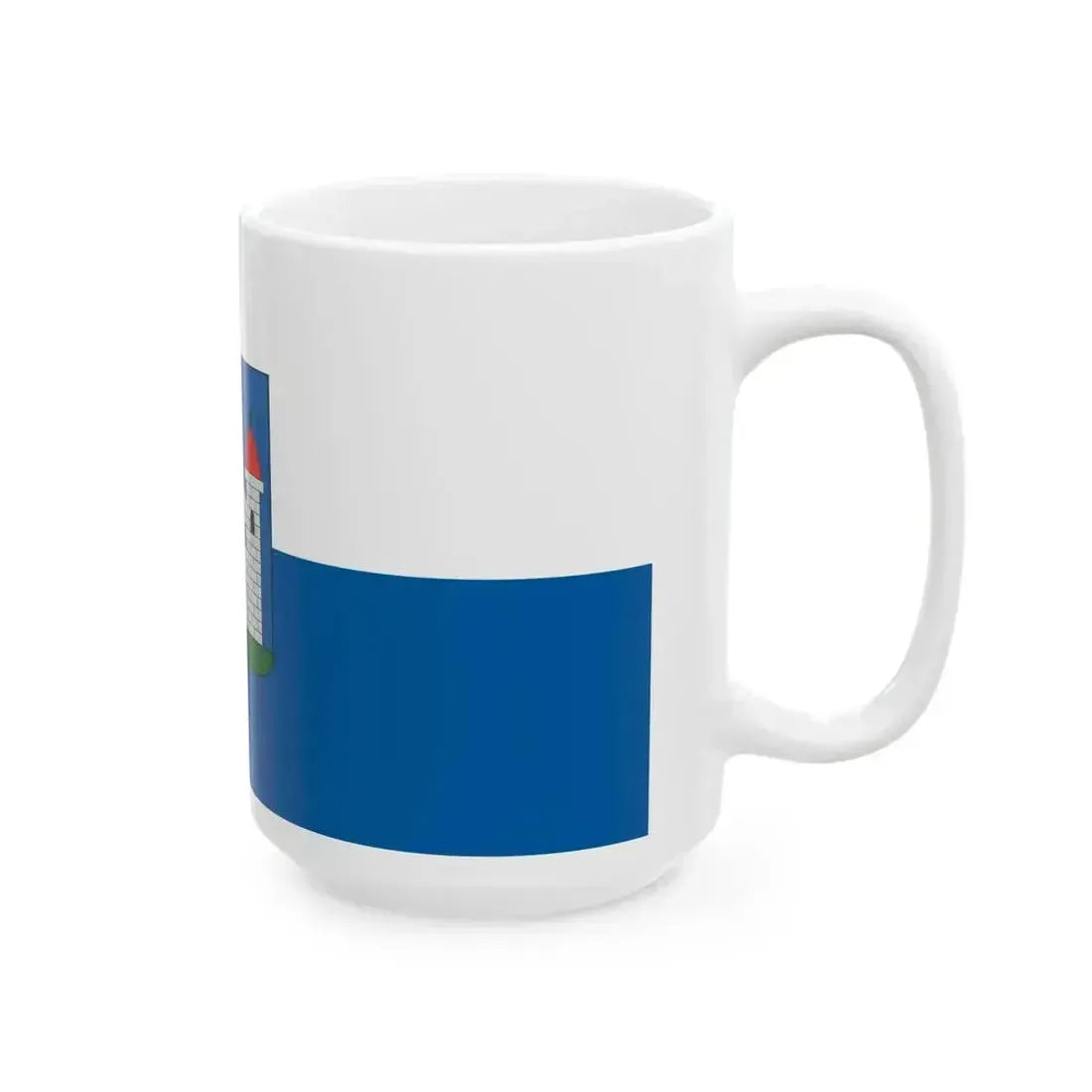 Flag of Bataszek (Hungary) White Coffee Mug - Go Mug Yourself