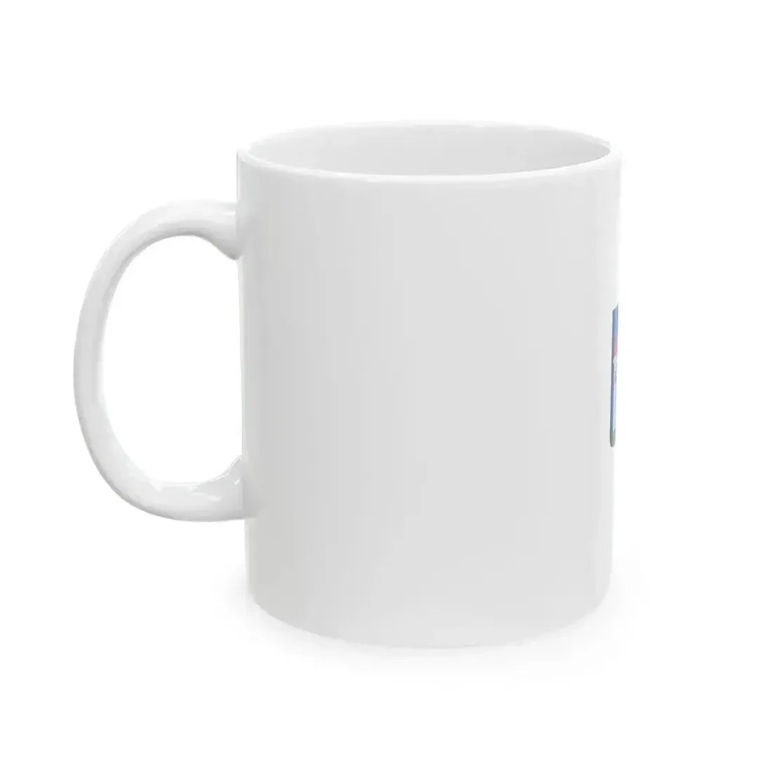 Flag of Bataszek vertical (Hungary) White Coffee Mug - Go Mug Yourself