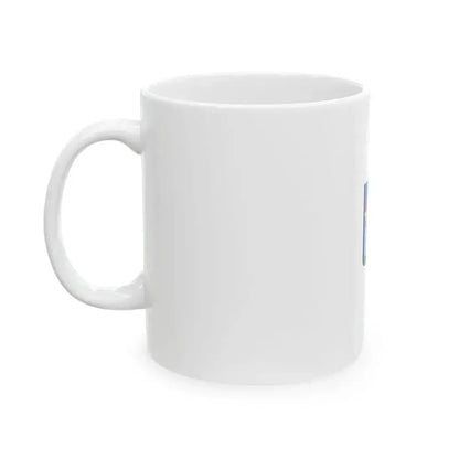 Flag of Bataszek vertical (Hungary) White Coffee Mug - Go Mug Yourself