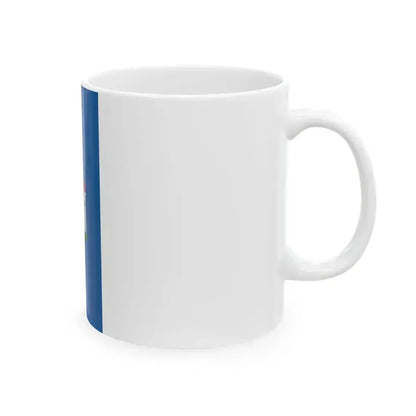 Flag of Bataszek vertical (Hungary) White Coffee Mug - Go Mug Yourself