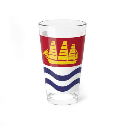 Flag of Bath, Maine - Pint Glass 16oz-16oz-Go Mug Yourself