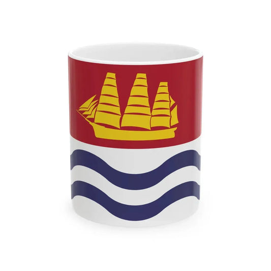 Flag of Bath Maine (United States) White Coffee Mug 11oz - Go Mug Yourself