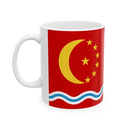 Flag of Batken (Kyrgyzstan) White Coffee Mug - Go Mug Yourself