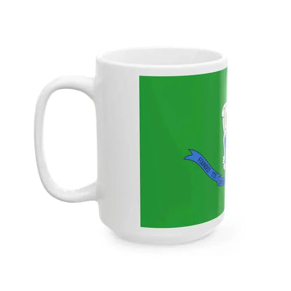 Flag of Baton Rouge Louisiana 1968-1995 (United States) White Coffee Mug - Go Mug Yourself