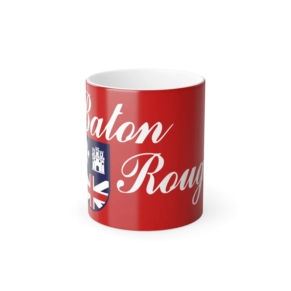 Flag of Baton Rouge, Louisiana - Color Changing Coffee Mug-11oz-Go Mug Yourself