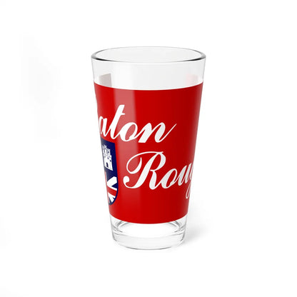 Flag of Baton Rouge, Louisiana - Pint Glass 16oz-16oz-Go Mug Yourself