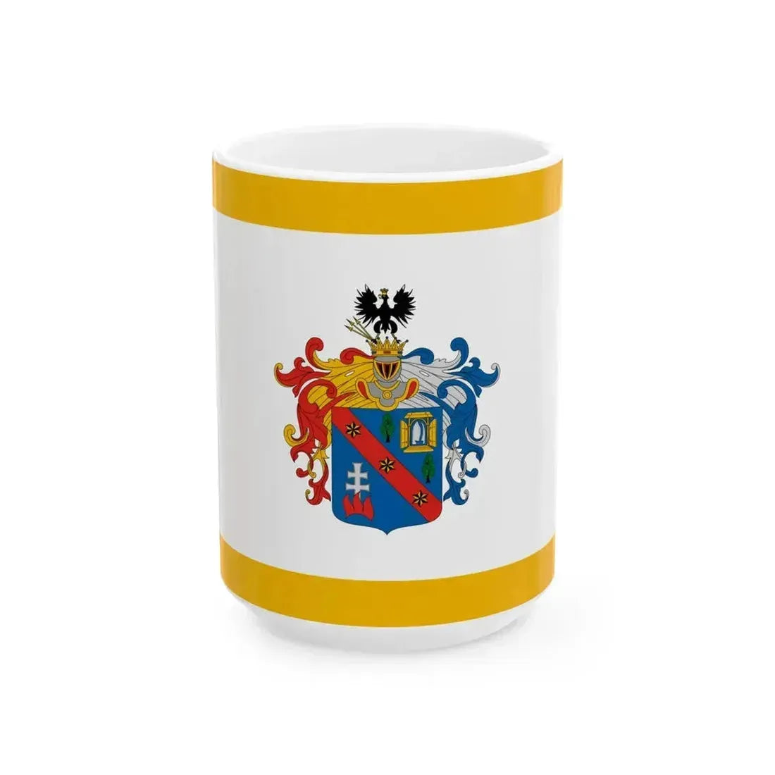 Flag of Battonya (Hungary) White Coffee Mug 15oz - Go Mug Yourself