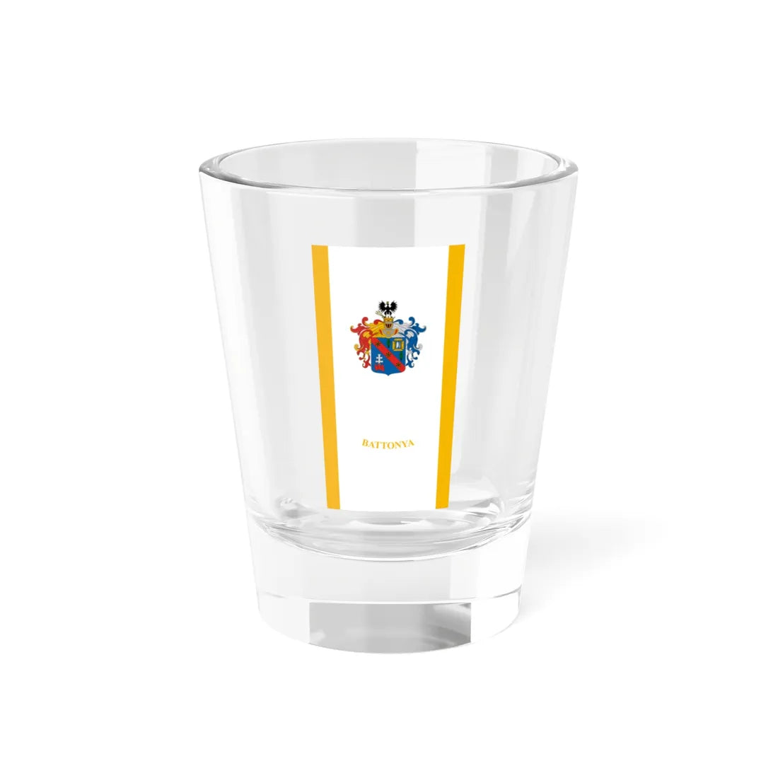 Flag of Battonya vertical (Hungary) Shot Glass 1.5oz 1.5oz - Go Mug Yourself
