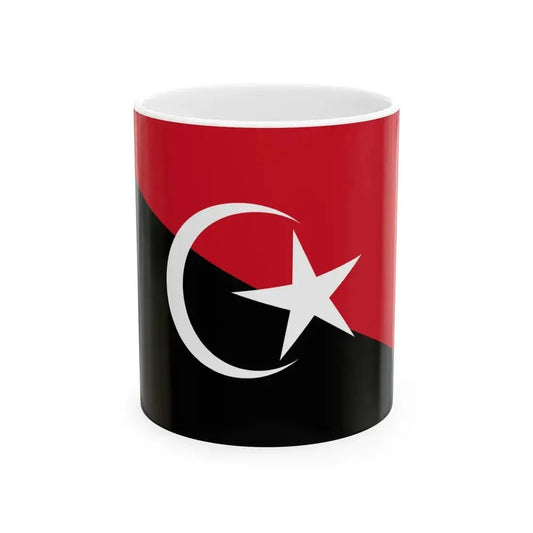 Flag of Batu Pahat Johor (Malaysia) White Coffee Mug 11oz - Go Mug Yourself