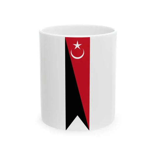 Flag of Batu Pahat Johor vertical (Malaysia) White Coffee Mug 11oz - Go Mug Yourself