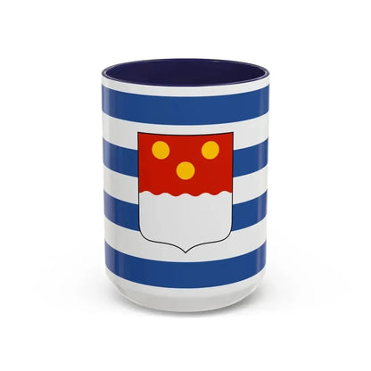 Flag of Batumi Georgia - Accent Coffee Mug 15oz Navy - Go Mug Yourself
