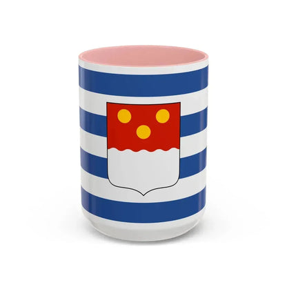 Flag of Batumi Georgia - Accent Coffee Mug 15oz Pink - Go Mug Yourself