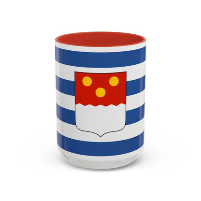Flag of Batumi Georgia - Accent Coffee Mug 15oz Red - Go Mug Yourself