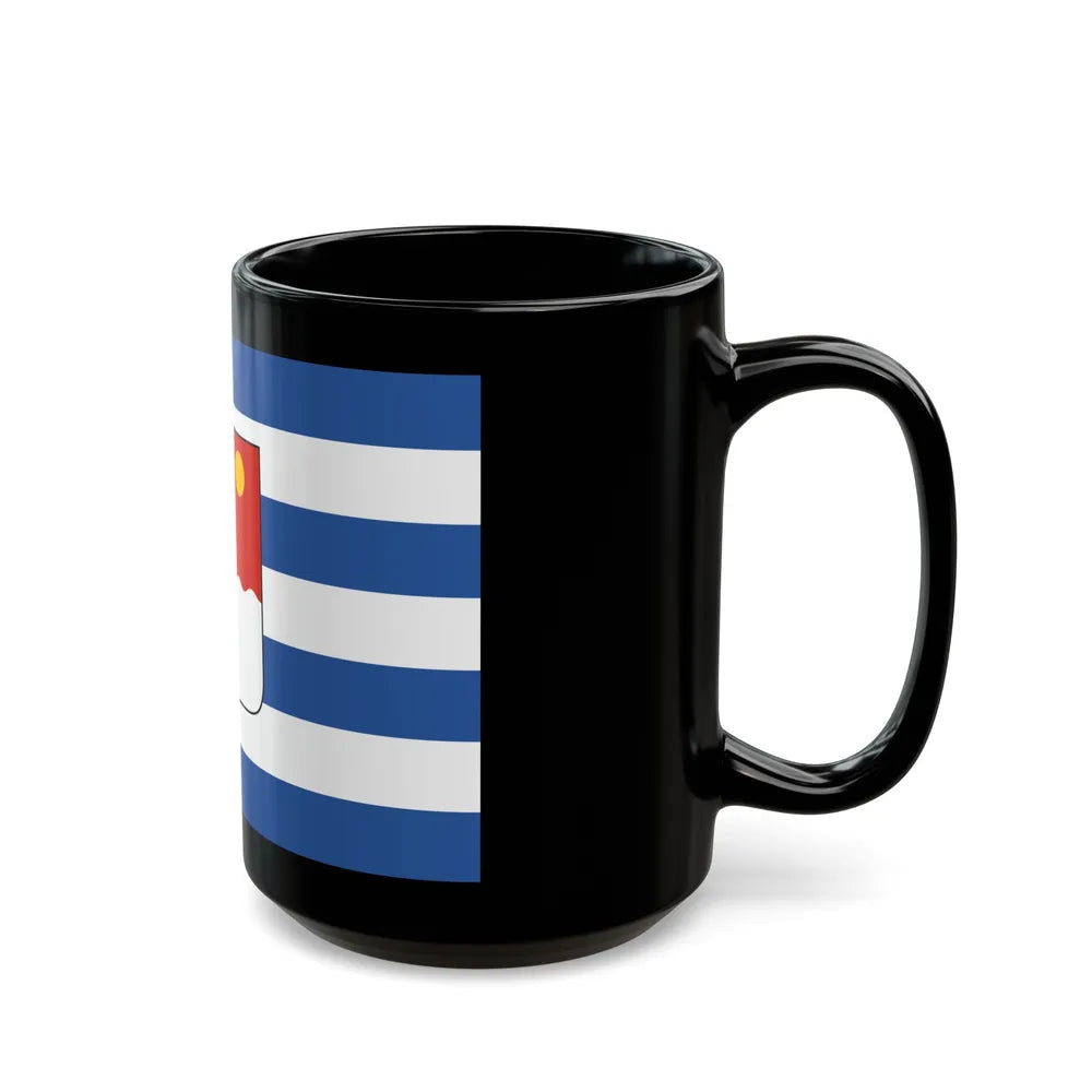 Flag of Batumi Georgia - Black Coffee Mug-Go Mug Yourself