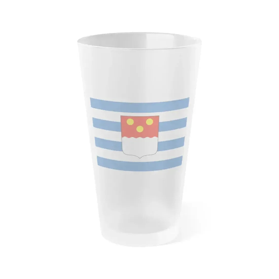 Flag of Batumi Georgia - Frosted Pint Glass 16oz 16oz Frosted - Go Mug Yourself