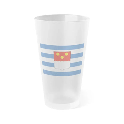 Flag of Batumi Georgia - Frosted Pint Glass 16oz 16oz Frosted - Go Mug Yourself