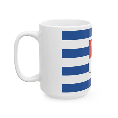 Flag of Batumi Georgia - White Coffee Mug-Go Mug Yourself