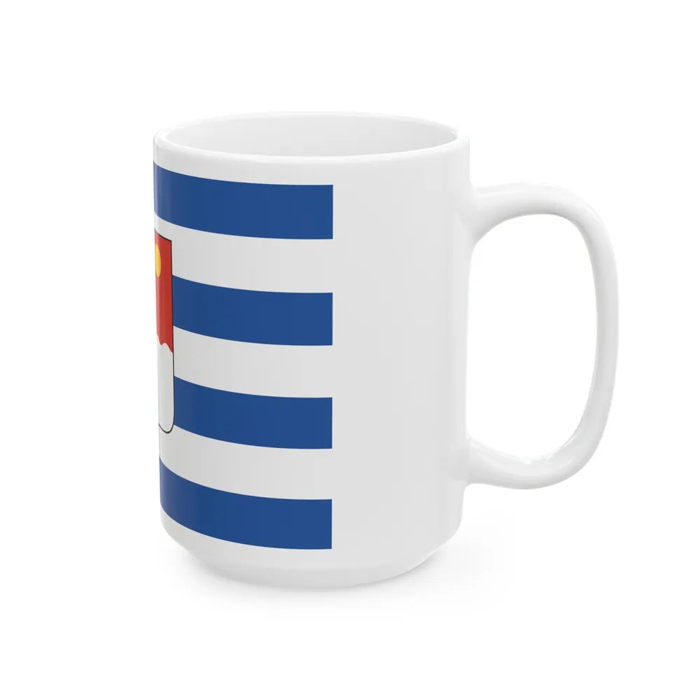 Flag of Batumi Georgia - White Coffee Mug-Go Mug Yourself