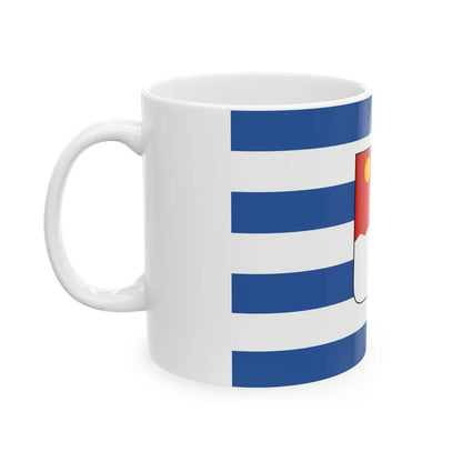 Flag of Batumi Georgia - White Coffee Mug-Go Mug Yourself