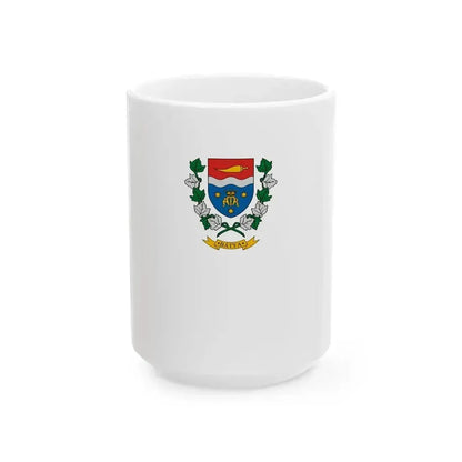 Flag of Batya vertical (Hungary) White Coffee Mug 15oz - Go Mug Yourself