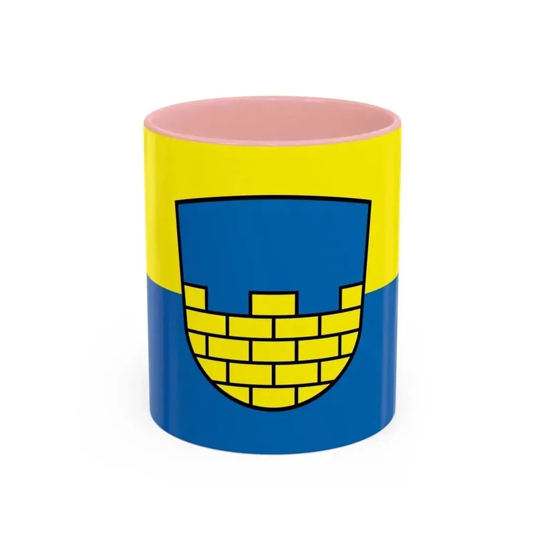 Flag of Bautzen Germany - Accent Coffee Mug 11oz Pink - Go Mug Yourself