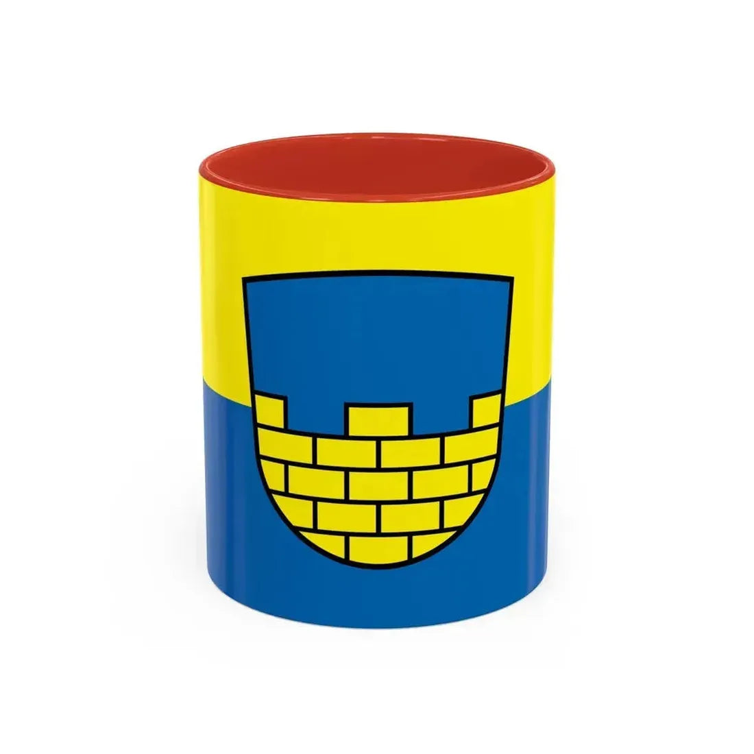 Flag of Bautzen Germany - Accent Coffee Mug 11oz Red - Go Mug Yourself