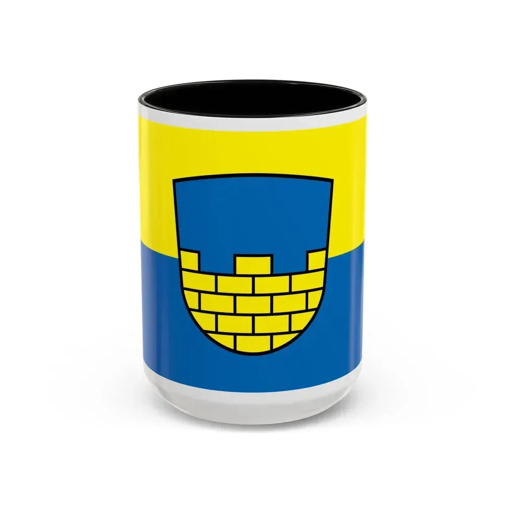 Flag of Bautzen Germany - Accent Coffee Mug 15oz Black - Go Mug Yourself