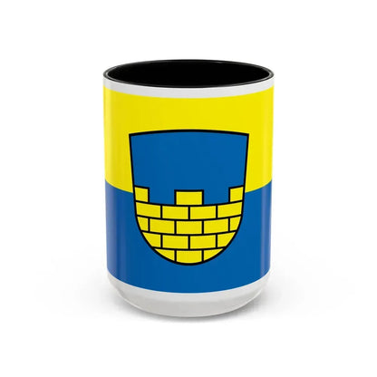 Flag of Bautzen Germany - Accent Coffee Mug 15oz Black - Go Mug Yourself