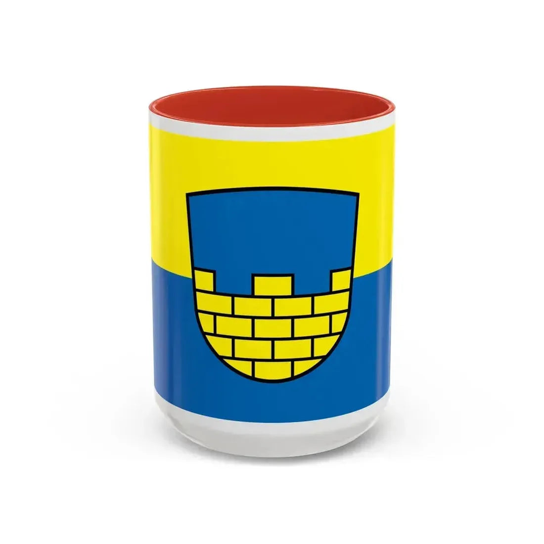 Flag of Bautzen Germany - Accent Coffee Mug 15oz Red - Go Mug Yourself