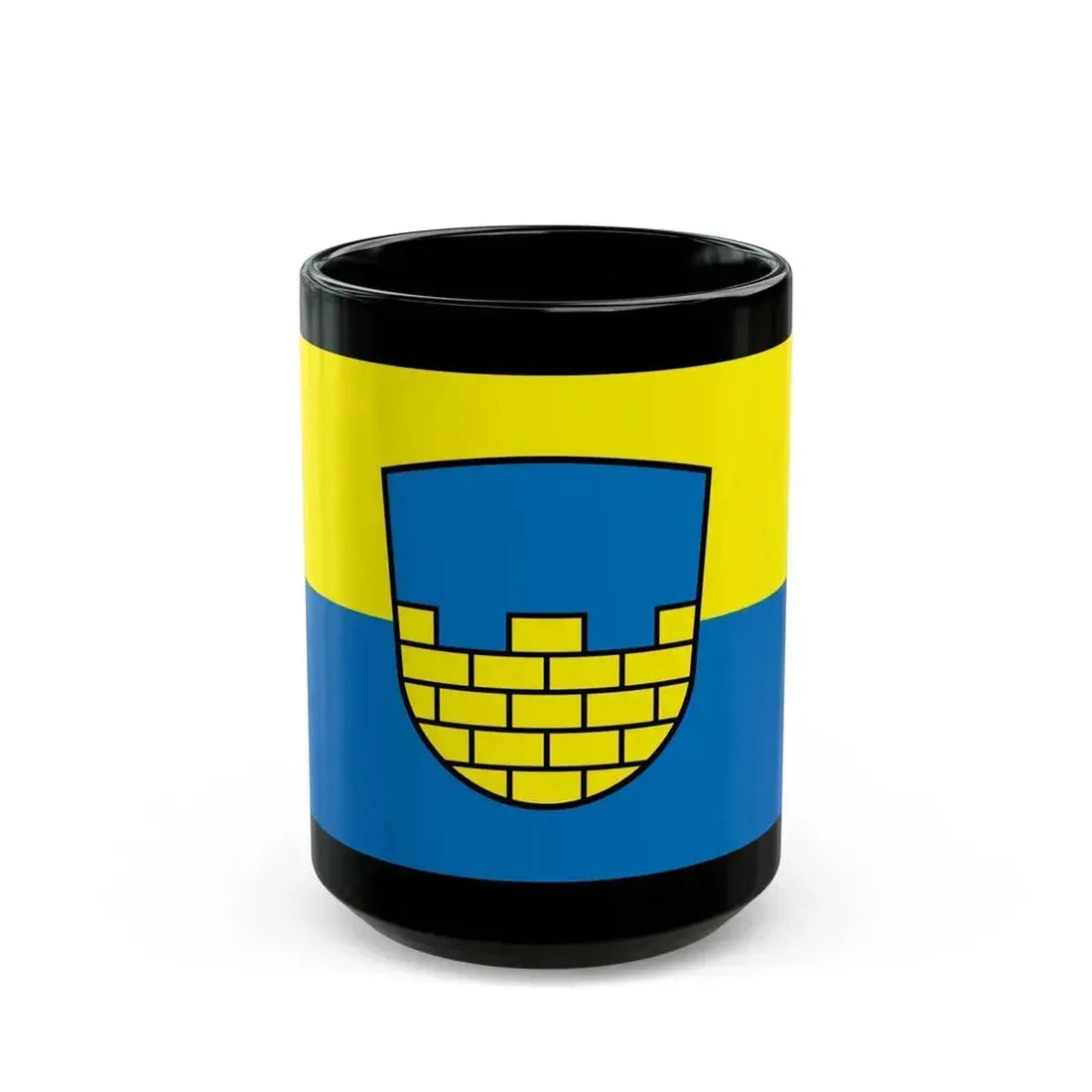 Flag of Bautzen Germany - Black Coffee Mug 15oz - Go Mug Yourself