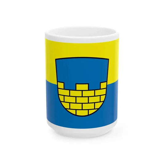 Flag of Bautzen Germany - White Coffee Mug 15oz - Go Mug Yourself