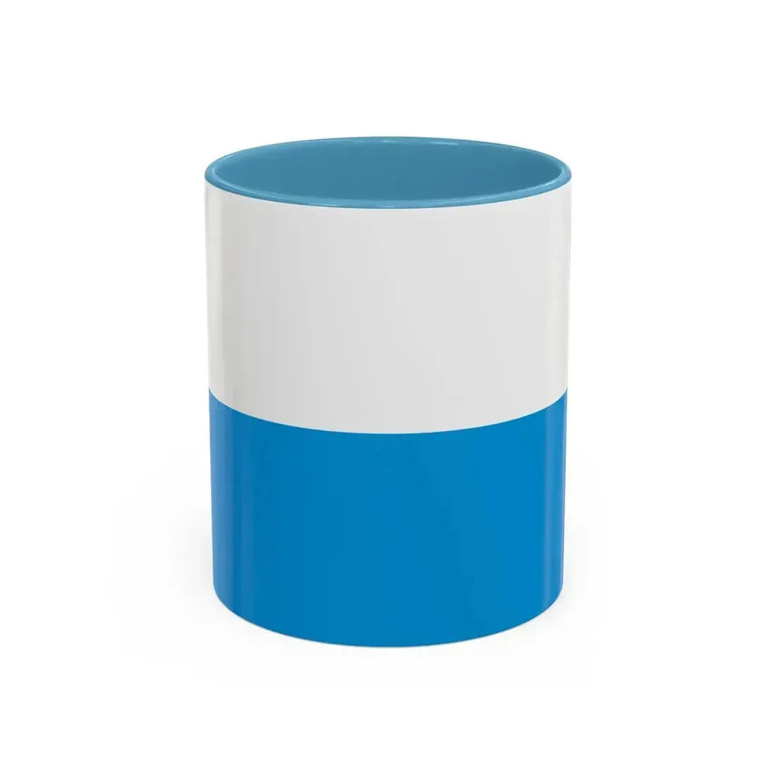 Flag of Bavaria bicolour variant Germany - Accent Coffee Mug 11oz Light Blue - Go Mug Yourself