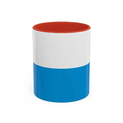 Flag of Bavaria bicolour variant Germany - Accent Coffee Mug 11oz Red - Go Mug Yourself