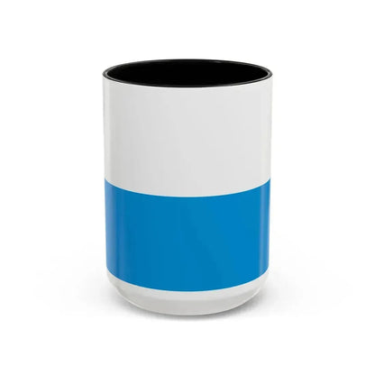 Flag of Bavaria bicolour variant Germany - Accent Coffee Mug 15oz Black - Go Mug Yourself