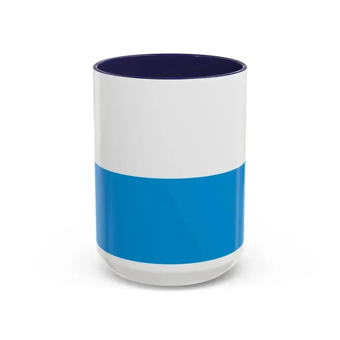 Flag of Bavaria bicolour variant Germany - Accent Coffee Mug 15oz Navy - Go Mug Yourself