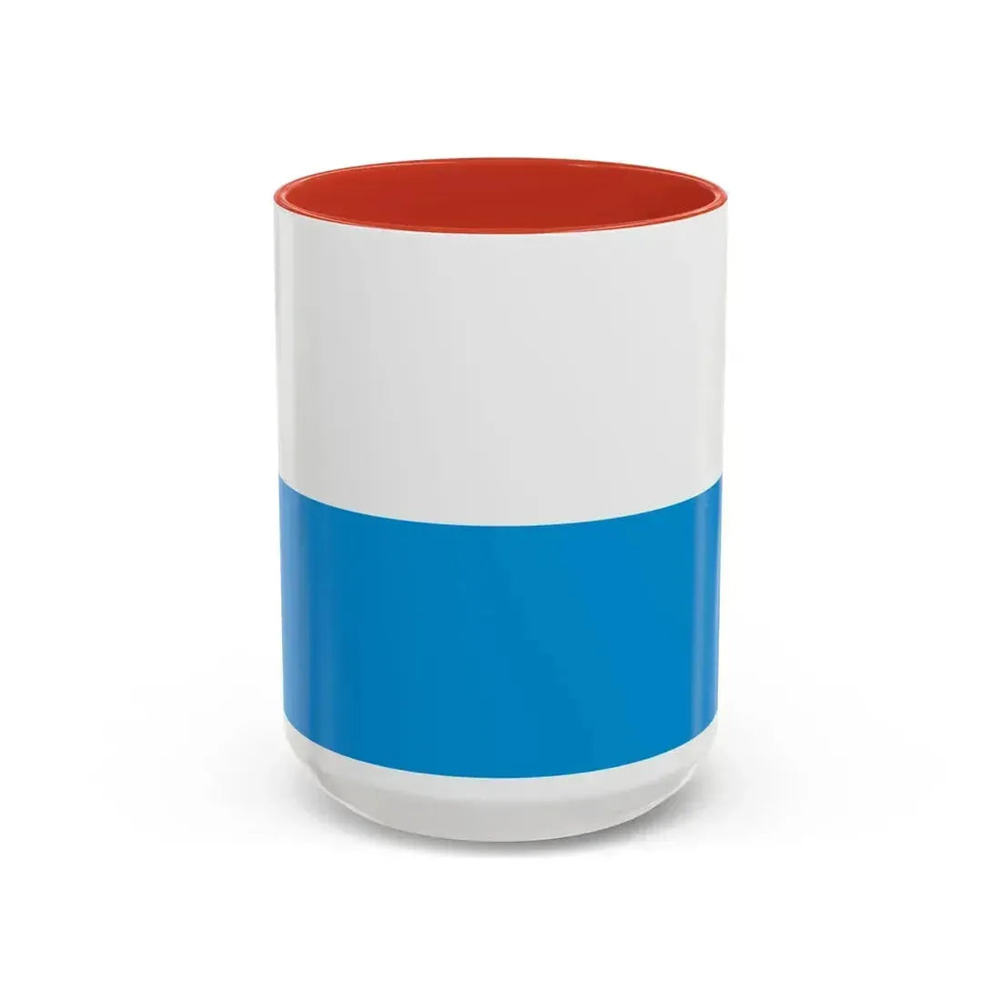 Flag of Bavaria bicolour variant Germany - Accent Coffee Mug 15oz Red - Go Mug Yourself