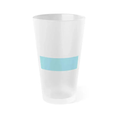 Flag of Bavaria bicolour variant Germany - Frosted Pint Glass 16oz 16oz Frosted - Go Mug Yourself
