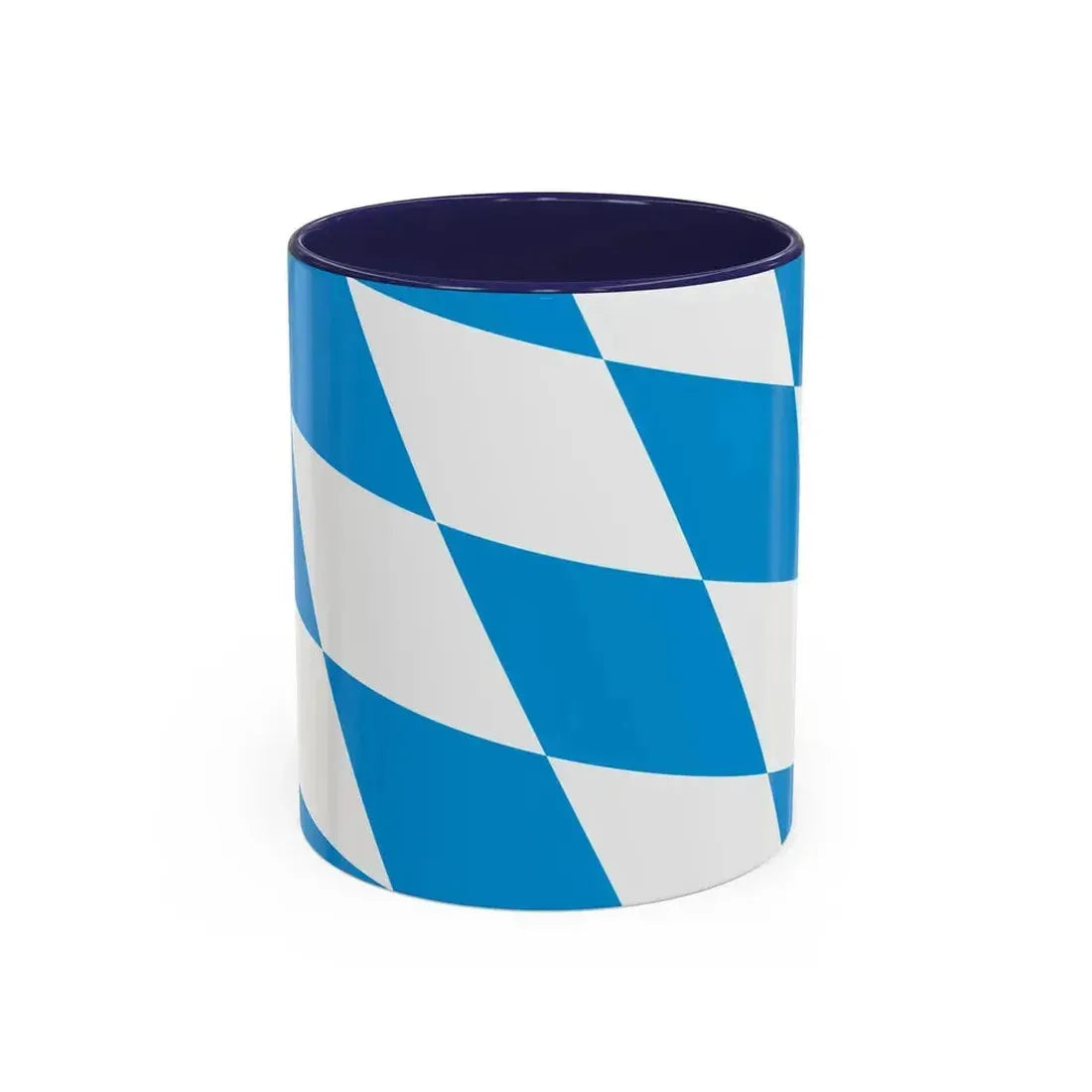 Flag of Bavaria lozengy variant Germany - Accent Coffee Mug 11oz Navy - Go Mug Yourself