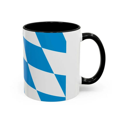 Flag of Bavaria lozengy variant Germany - Accent Coffee Mug - Go Mug Yourself