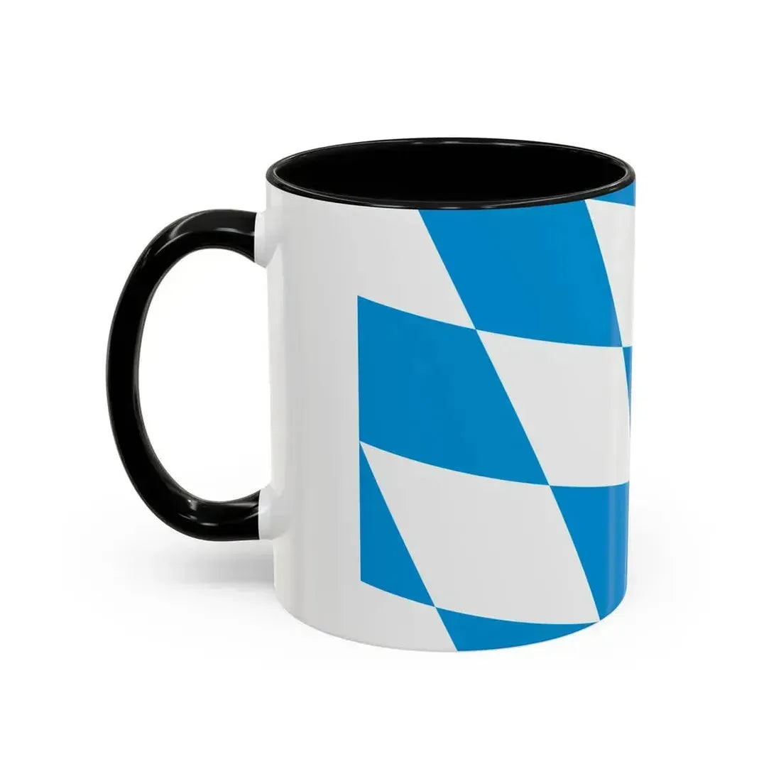 Flag of Bavaria lozengy variant Germany - Accent Coffee Mug - Go Mug Yourself