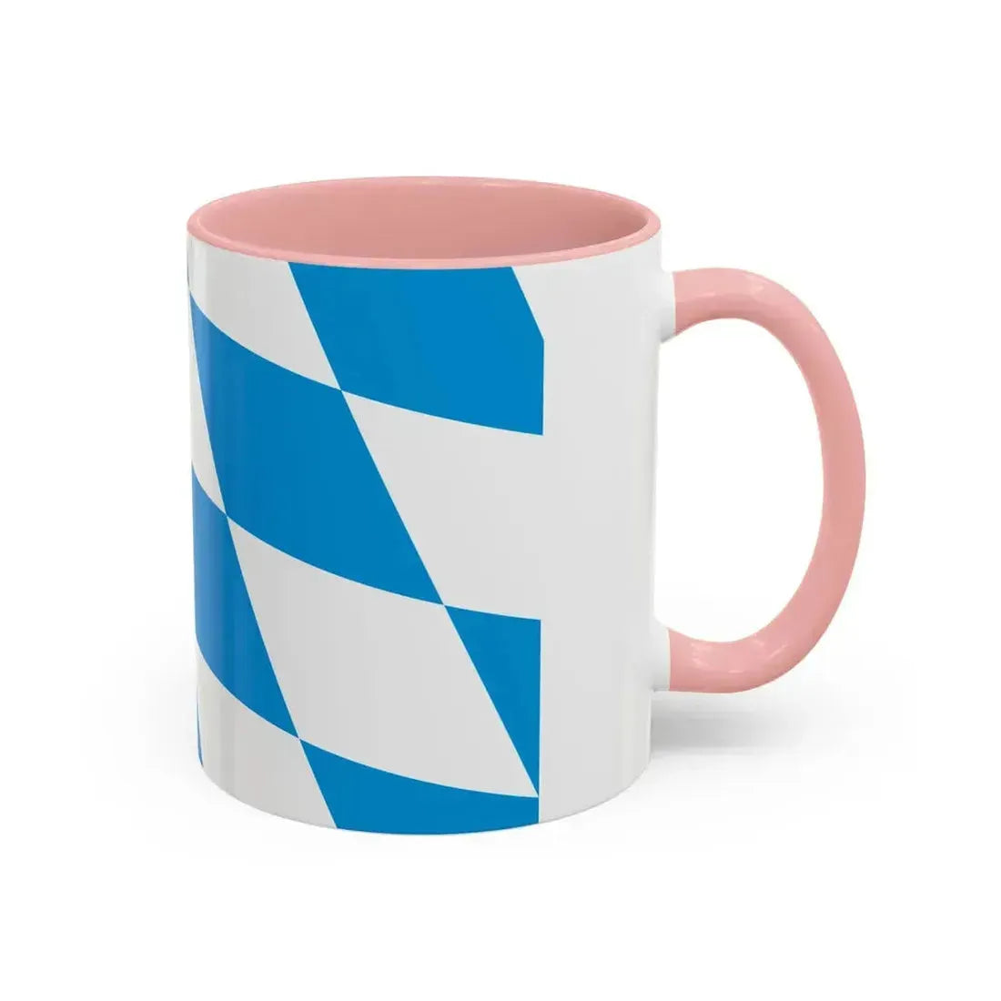 Flag of Bavaria lozengy variant Germany - Accent Coffee Mug - Go Mug Yourself