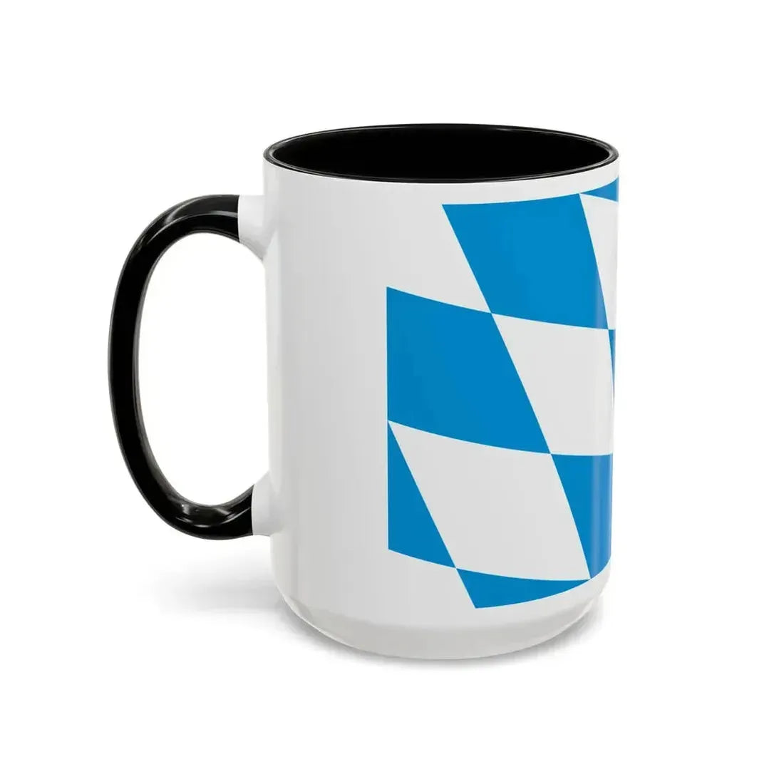 Flag of Bavaria lozengy variant Germany - Accent Coffee Mug - Go Mug Yourself