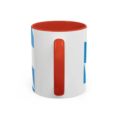Flag of Bavaria lozengy variant Germany - Accent Coffee Mug - Go Mug Yourself