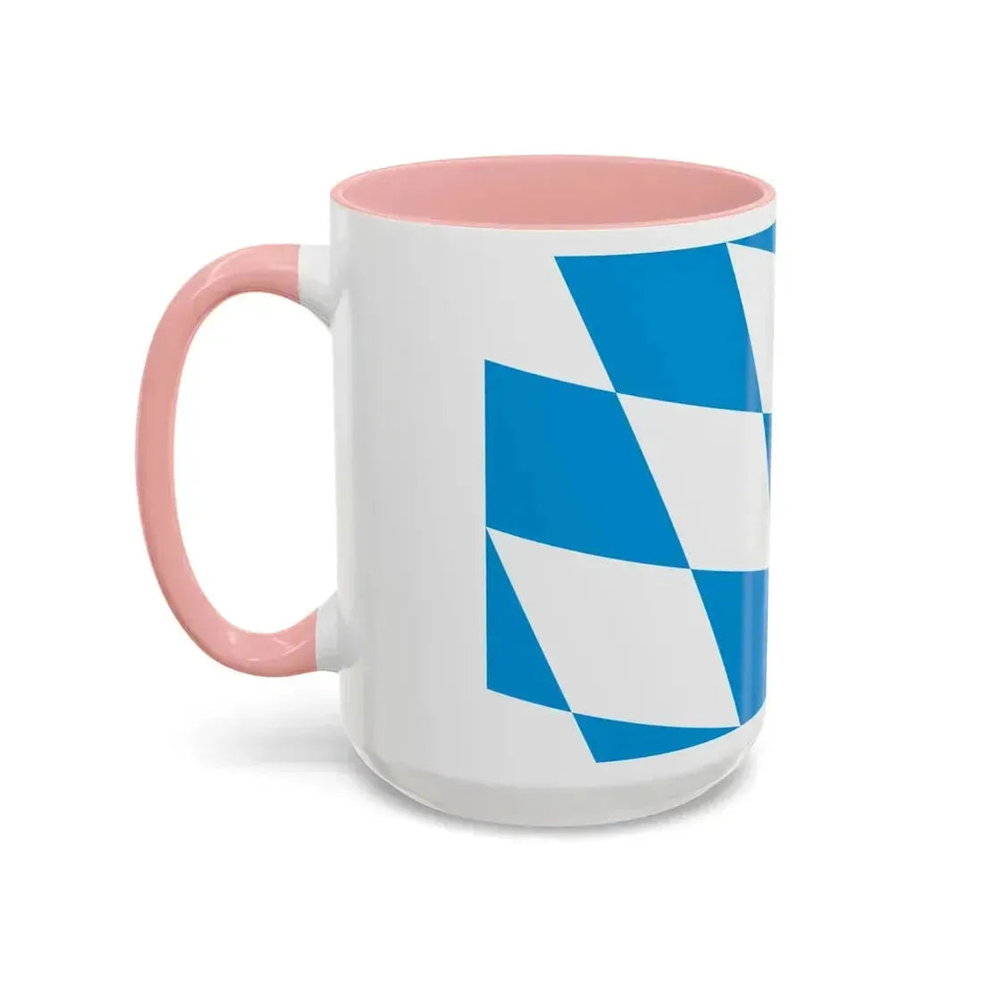 Flag of Bavaria lozengy variant Germany - Accent Coffee Mug - Go Mug Yourself