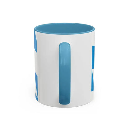 Flag of Bavaria lozengy variant Germany - Accent Coffee Mug - Go Mug Yourself
