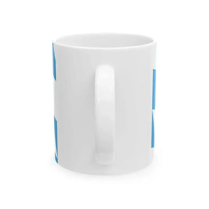 Flag of Bavaria lozengy variant Germany - White Coffee Mug - Go Mug Yourself